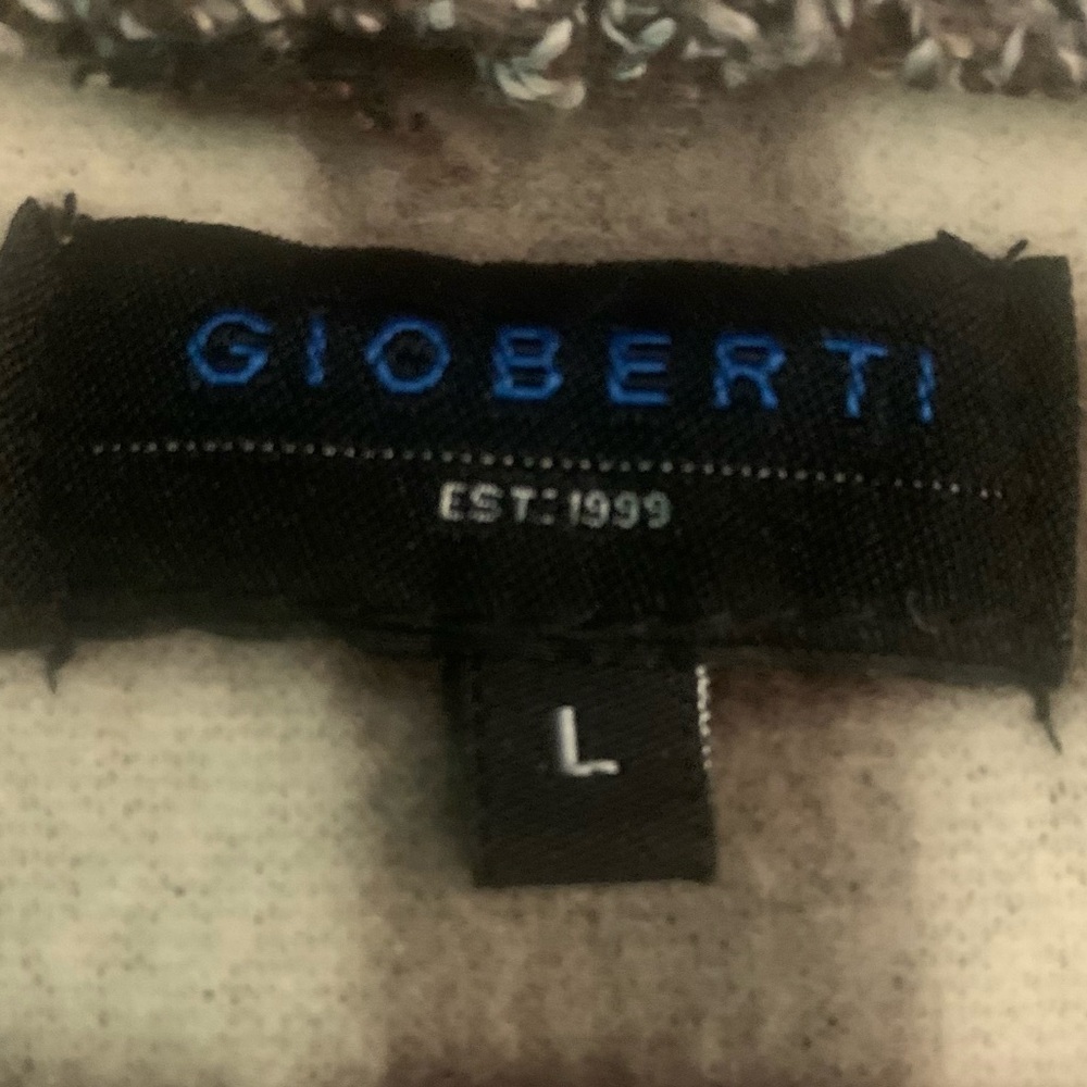GIOBERTI All Poly Button Down Sweater - image 3